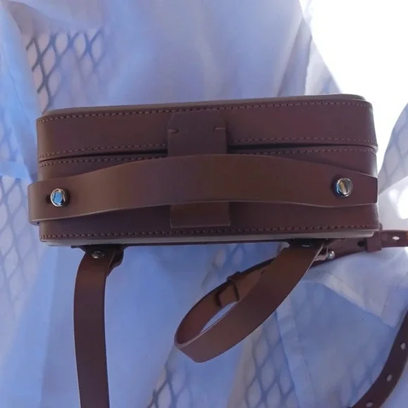 NICO GIANI brown and tan crossbody bag **